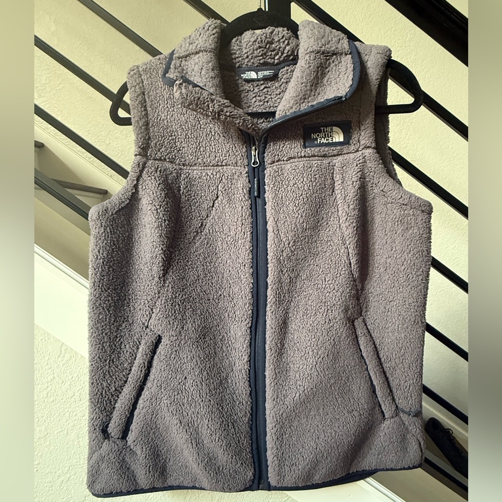 The North Face Charcoal Sherpa Vest